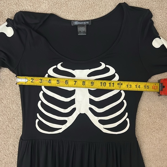 Midnight Hour Skeleton Halloween Dress Size Medium - Picture 6 of 8